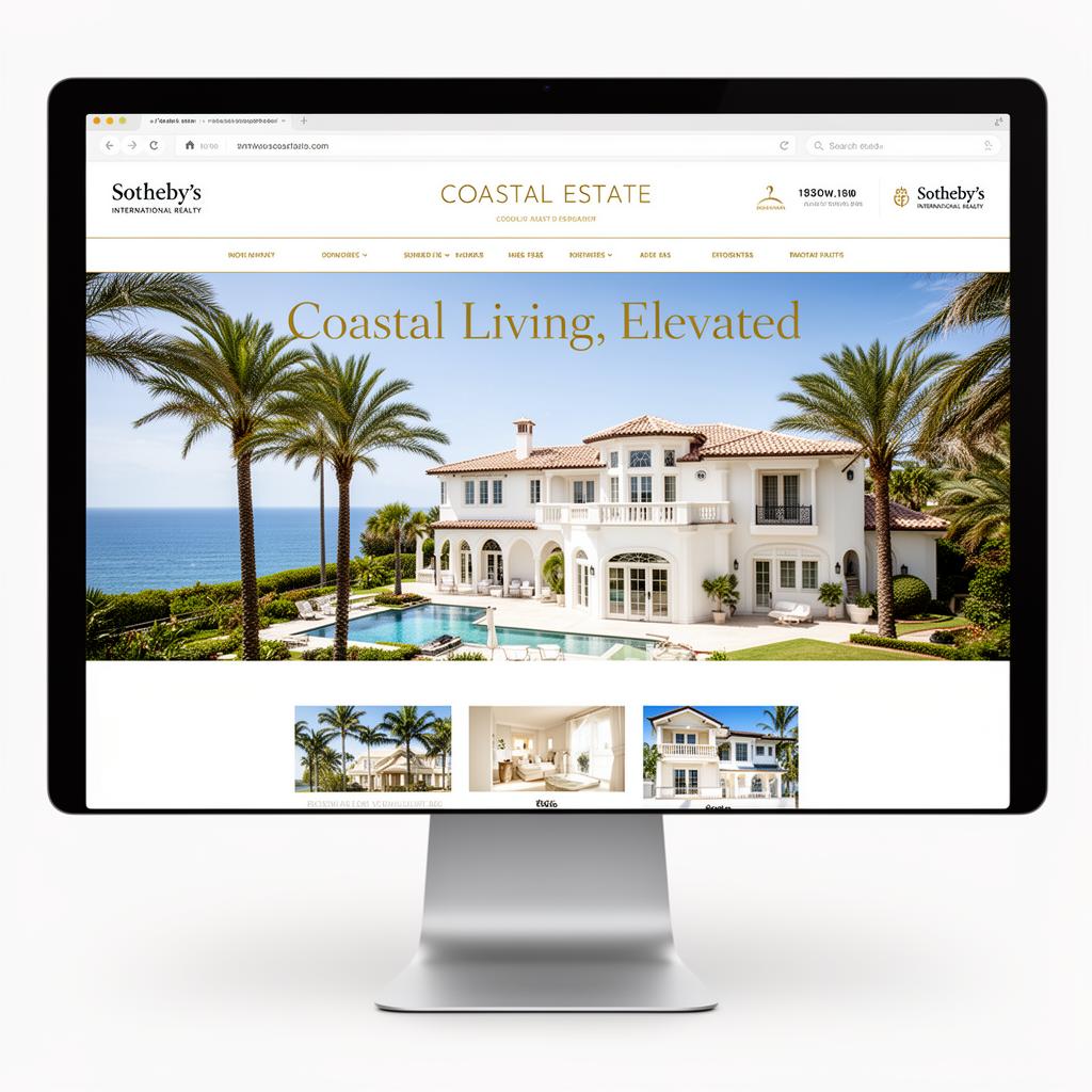 Coastal Estate template preview